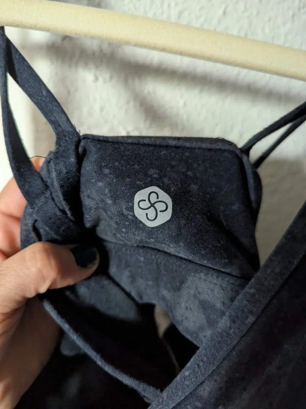Scorpio Sol Sports Bra Black Grey Small